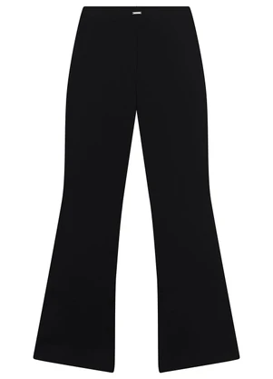 Enfim - Calça Bootcut em Malha Preto - ENFIM
