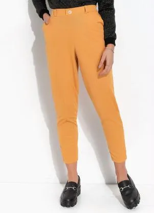 Moda Pop - Calça Caramelo em Malha - MODA POP