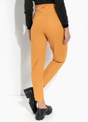 Moda Pop - Calça Caramelo em Malha - MODA POP