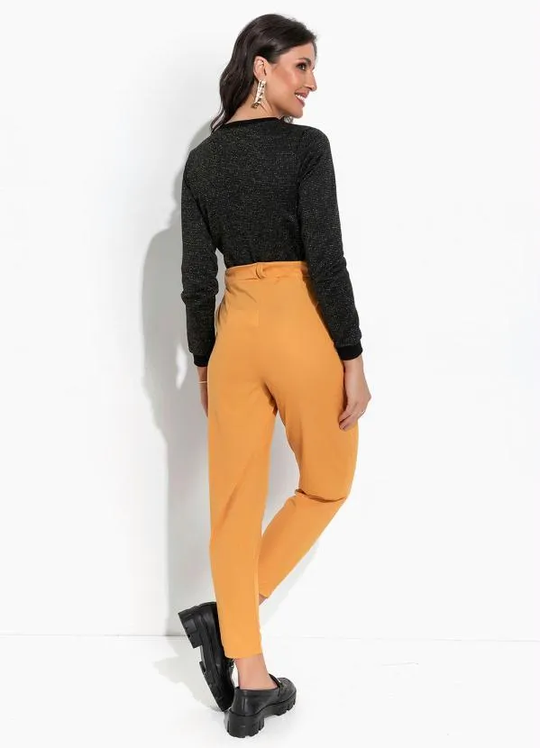Moda Pop - Calça Caramelo em Malha 4