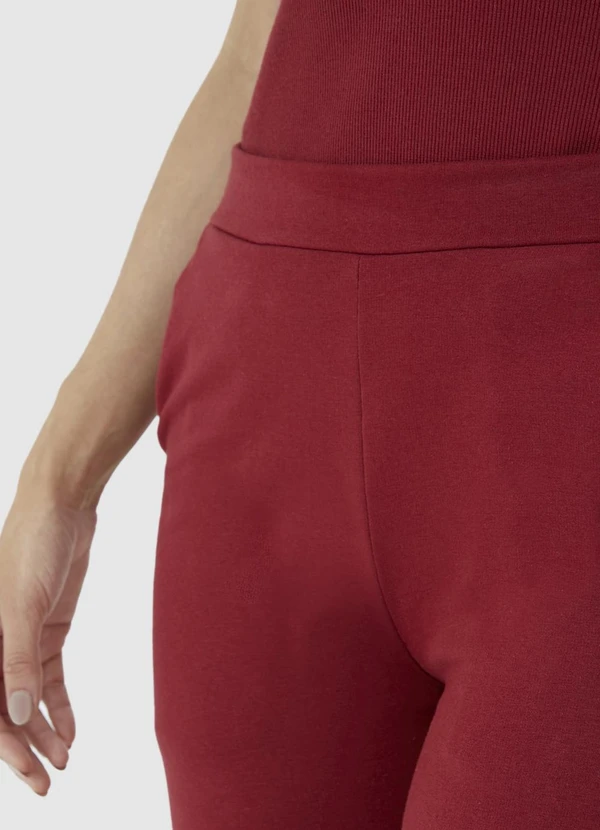 Malwee - Calça Carrot Flanelada Vermelho 3