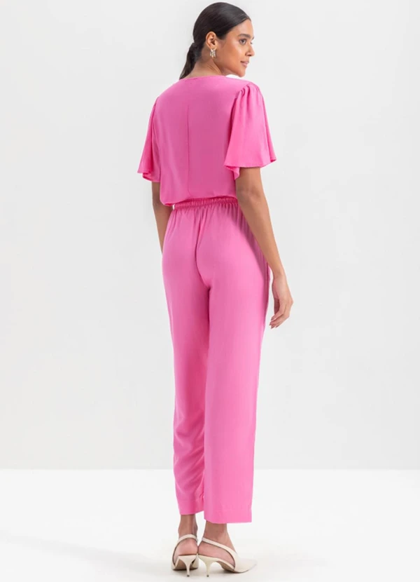 Essendi - Calça de Viscose Feminino  Rosa 4