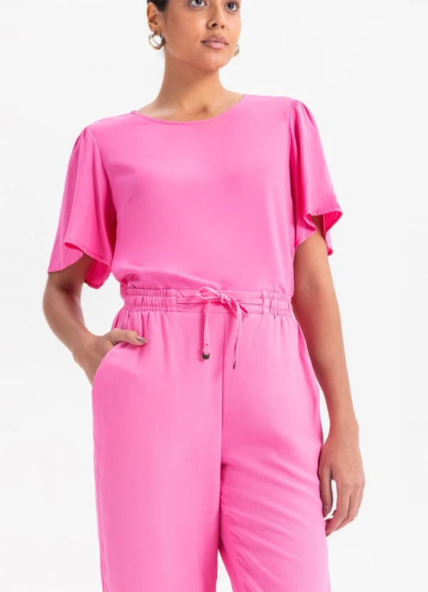 Essendi - Calça de Viscose Feminino  Rosa 5