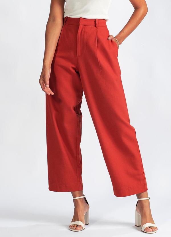 Animale Jeans - Calça em Malha Vermelha