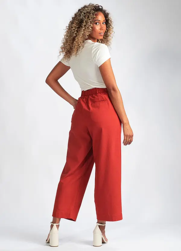 Animale Jeans - Calça em Malha Vermelha 4