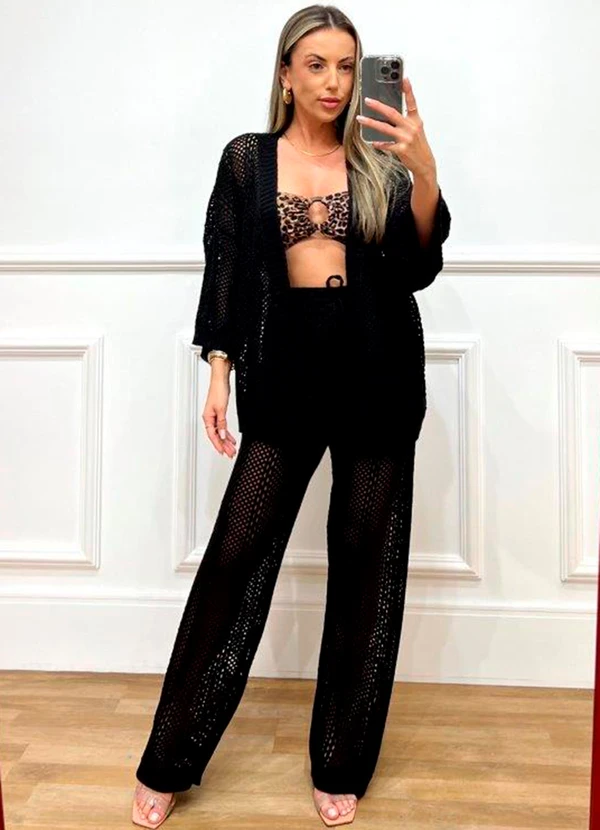 Doce Tom - Calça em Tricot com Forro Preto 4