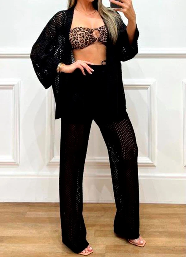 Doce Tom - Calça em Tricot com Forro Preto 6