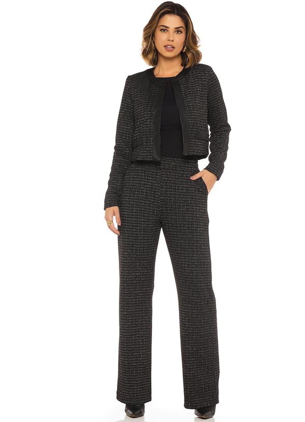 Rafree - Calça Fem Skinny Resinada Mirror Preto 3