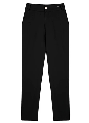 Marialícia - Calça Feminina Alfaiataria Preto - MARIALÍCIA