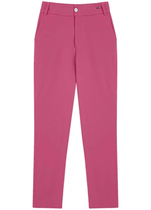 Marialícia - Calça Feminina Alfaiataria Rosa - MARIALÍCIA