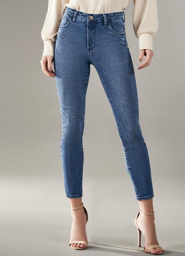 Doce Trama - Calca Feminina Azul