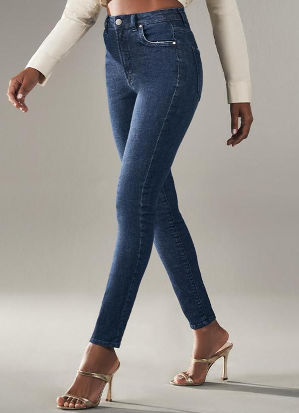 Doce Trama - Calca Feminina Azul