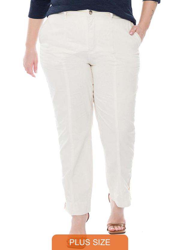 Doce Trama - Calca Feminina Bege