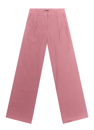 Essendi - Calça Feminina em Alfaiataria Rosa - ESSENDI