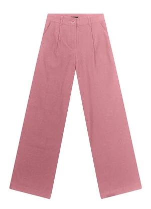 Essendi - Calça Feminina em Alfaiataria Rosa - ESSENDI
