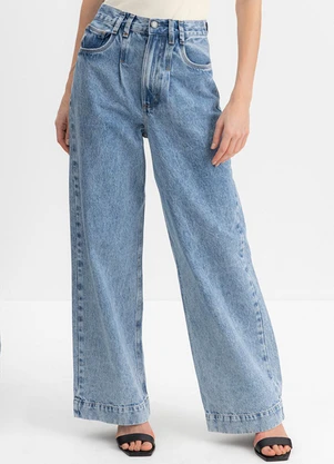 Essendi - Calça Feminina em Jeans Azul - ESSENDI