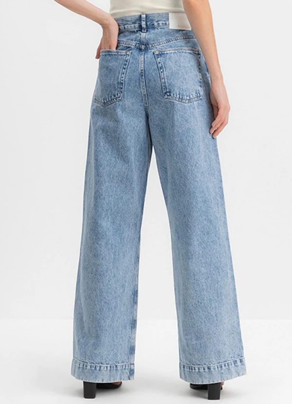 Essendi - Calça Feminina em Jeans Azul 2