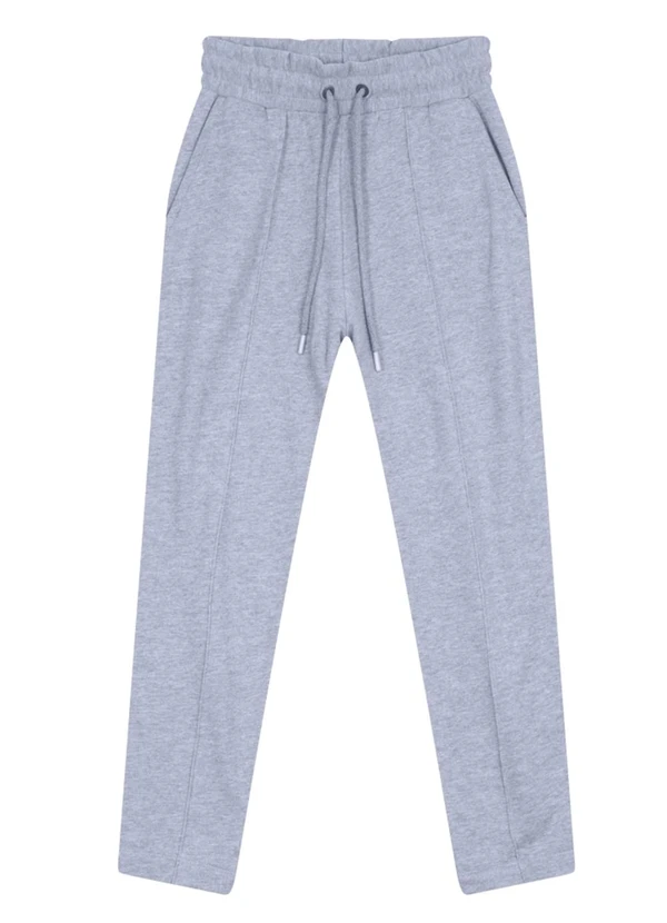 Essendi - Calça Feminina em Moletom Cinza