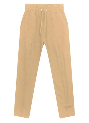 Essendi - Calça Feminina em Moletom Natural - ESSENDI