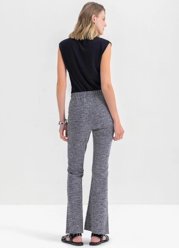 Essendi - Calça Feminina em Ribana  Preto 4