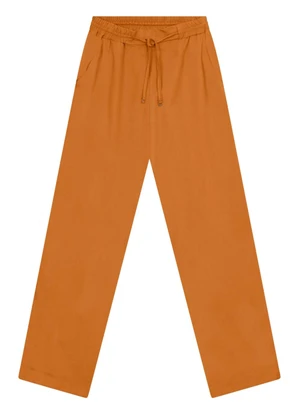 Essendi - Calça Feminina em Viscose Laranja - ESSENDI