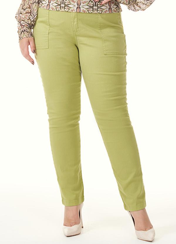 Doce Trama - Calca Feminina Verde