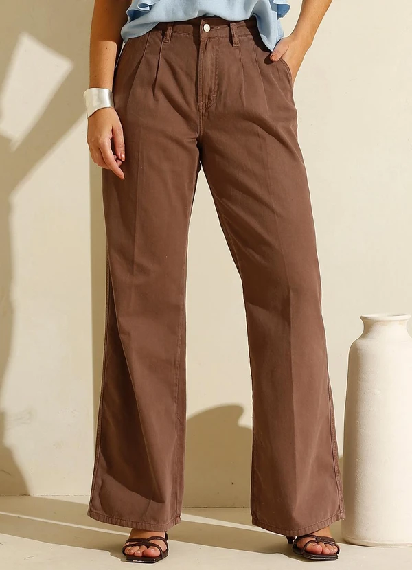 Rafree - Calça Feminina Wide Giulia Cacau