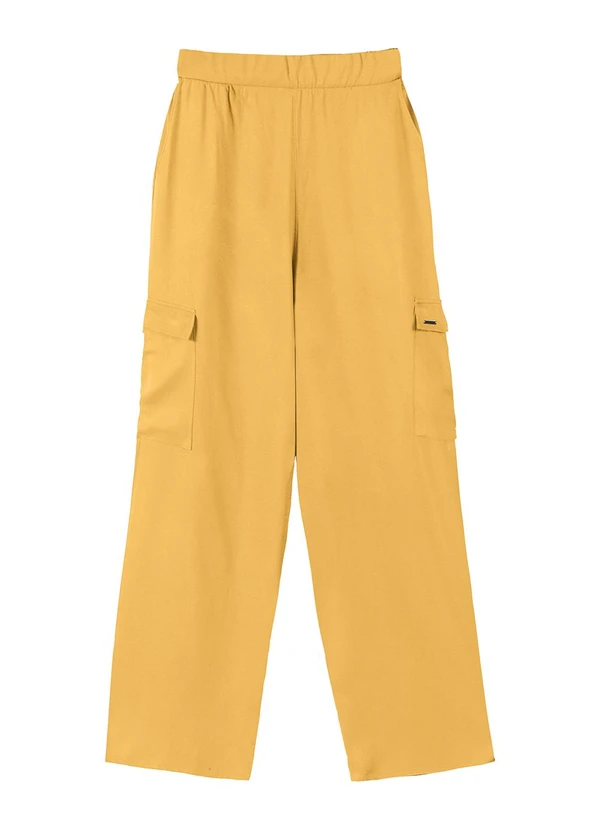 Marialícia - Calça Feminino Adulto Amarelo 5