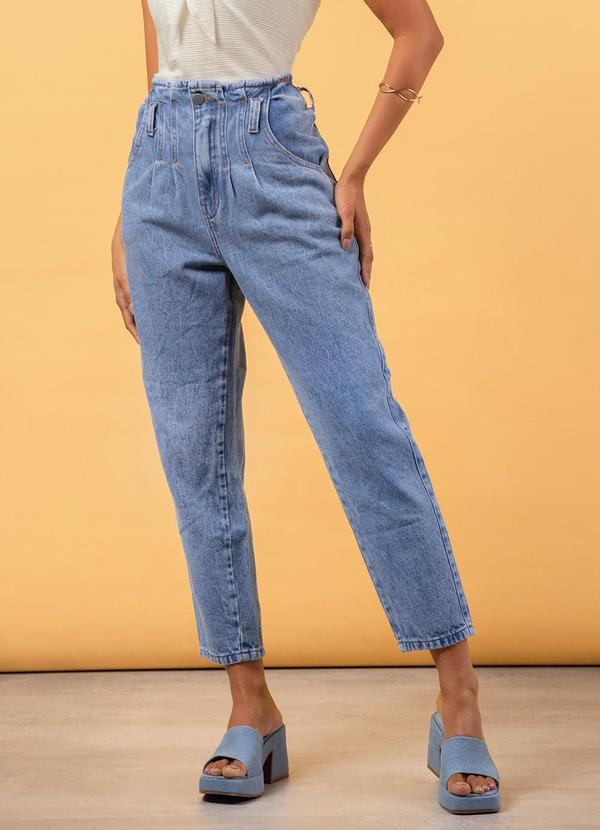 Marialícia - Calça Feminino Adulto Azul