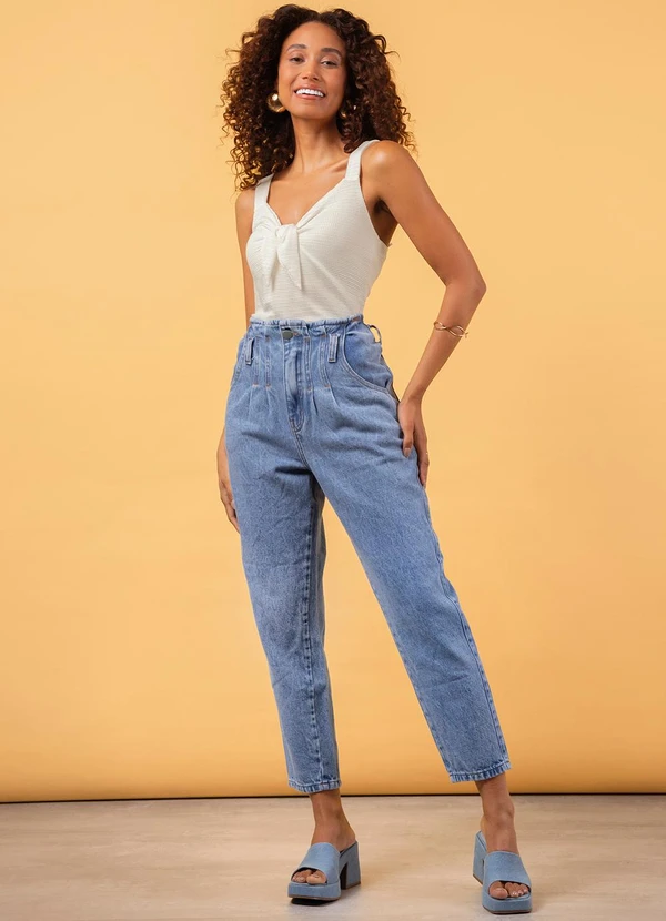 Marialícia - Calça Feminino Adulto Azul 3