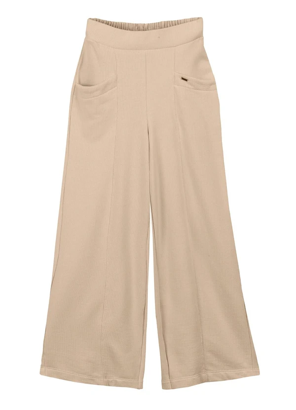 Marialícia - Calça Feminino Adulto Bege 6