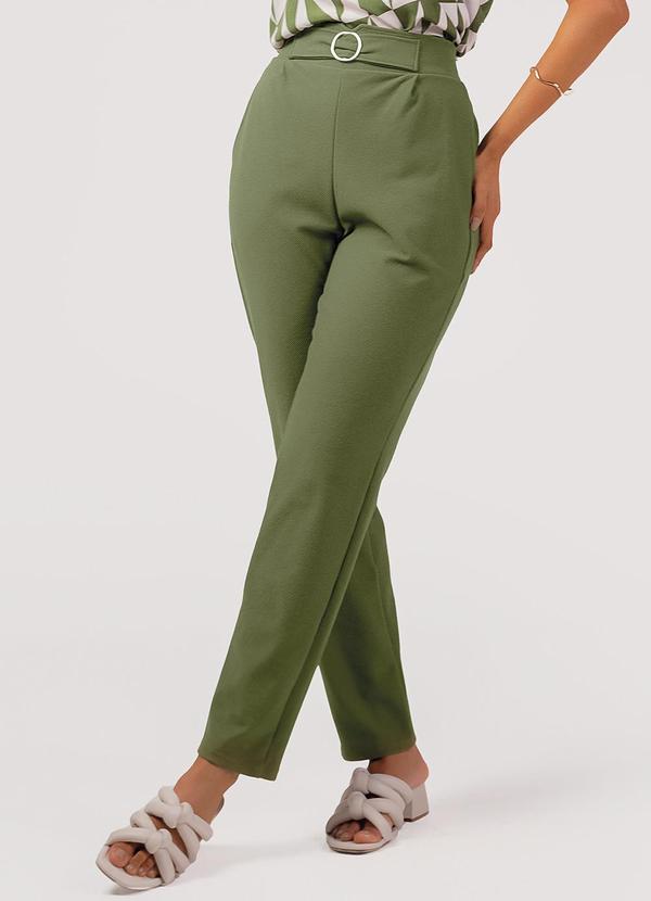 Marialícia - Calça Feminino Adulto Verde