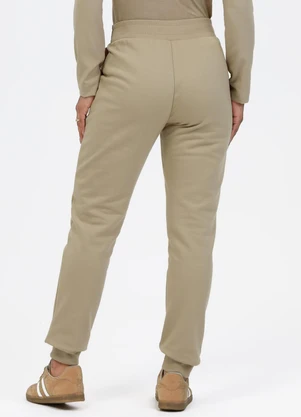 Habana - Calça Jogger em Moletom Peluciado Marrom  - HABANA