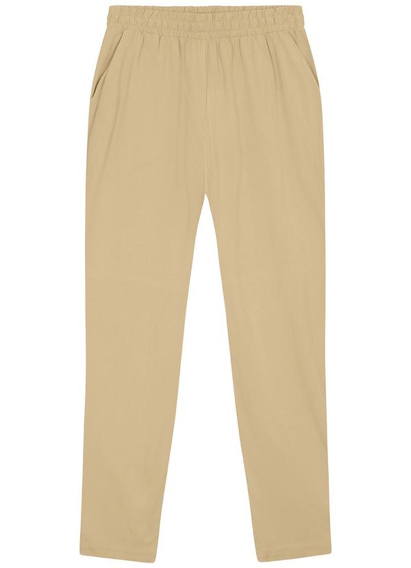 Malwee - Calça Jogger em Viscose Areia