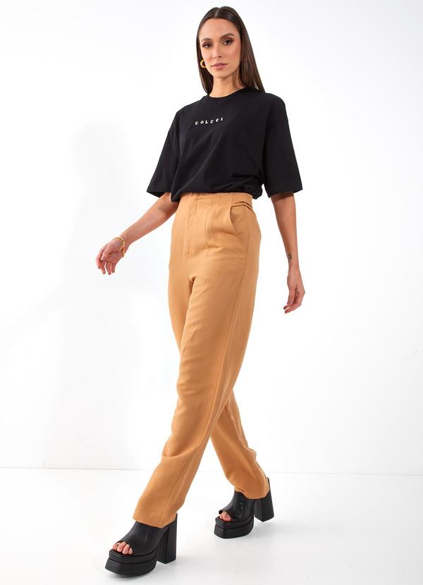 Colcci - Calça Linho Marrom 3
