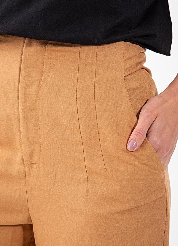 Colcci - Calça Linho Marrom 6
