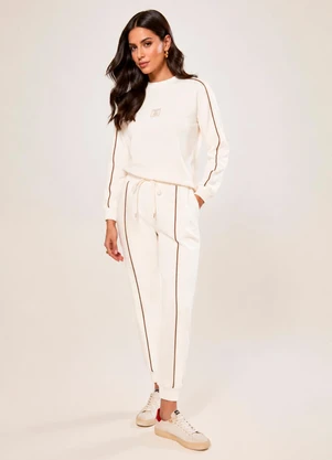 Naguchi - Calca Moletom Jogger Off White - NAGUCHI