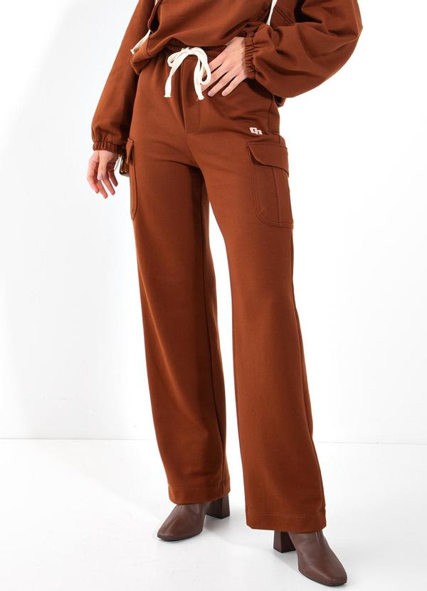 Colcci - Calça Moletom Marrom