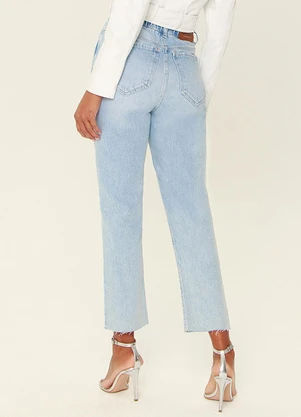 Outlet - Calca Mom Denim Azul - OUTLET