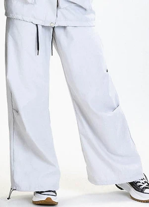 Soft Bonni - Calça Teen em Microfibra Cargo Branco - SOFT BONNI
