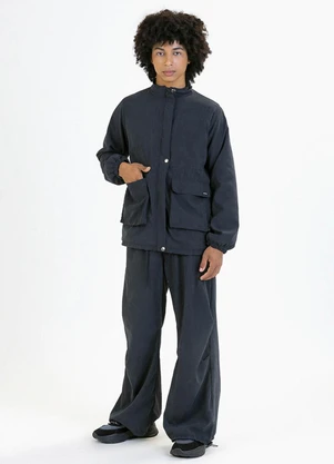 Soft Bonni - Calça Teen em Microfibra Cargo Preto - SOFT BONNI