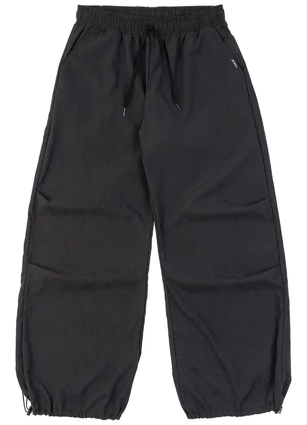 Soft Bonni - Calça Teen em Microfibra Cargo Preto 3