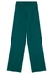 Enfim - Calça Wide Leg Acetinada Marrom Escuro - variação: Verde Petróleo