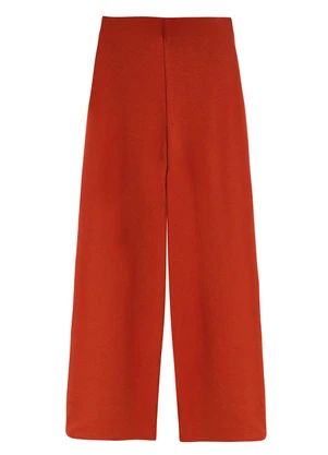 Malwee - Calça Wide Leg em Linho Terracota - MALWEE