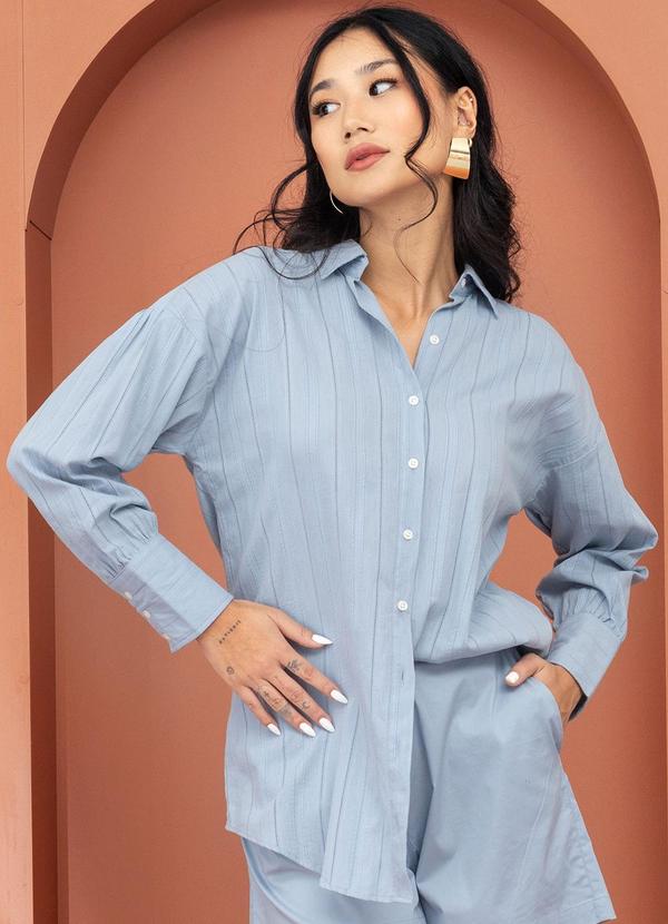La Tay - Camisa Alfaiataria Camille Azul