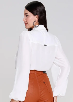 Outlet - Camisa Juliete Branco - OUTLET