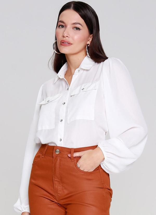 Outlet - Camisa Juliete Branco