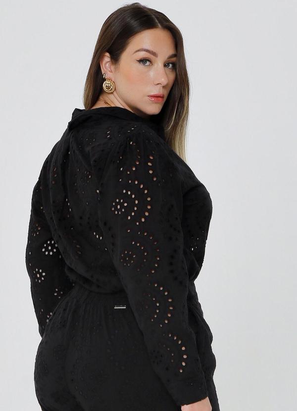Gatabakana - Camisa Laise Mais Gata Preto 2