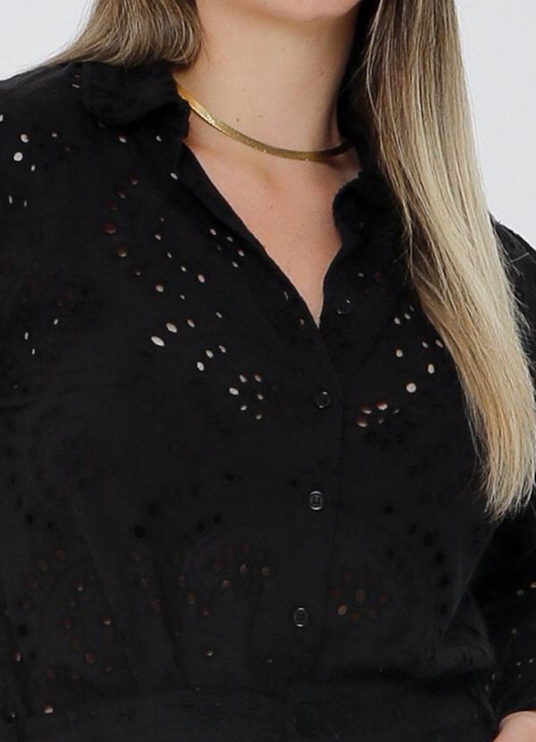 Gatabakana - Camisa Laise Mais Gata Preto 5