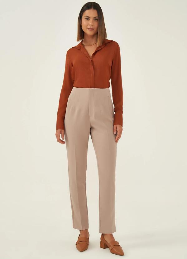 Principessa - Camisa Manga Longa Terracota Nívea 3